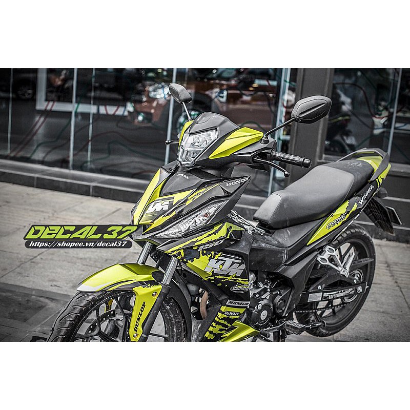 Tem Trùm Winner Ktm vàng đen