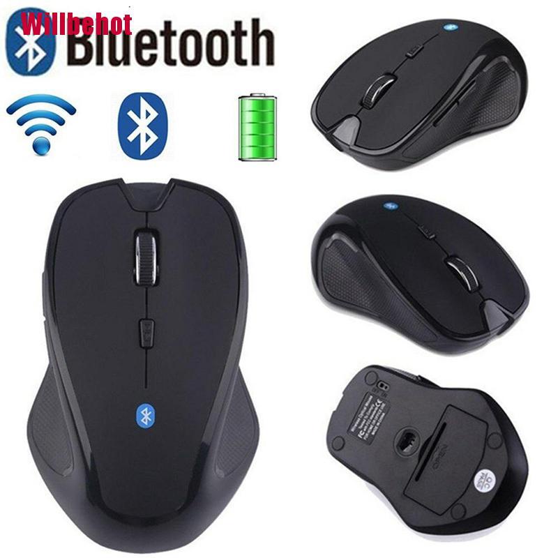 [Wbehot] Wireless Bluetooth Mouse Wireless Gamer Mouse Laptop Wireless Mouse 1600Dpi [Hot]