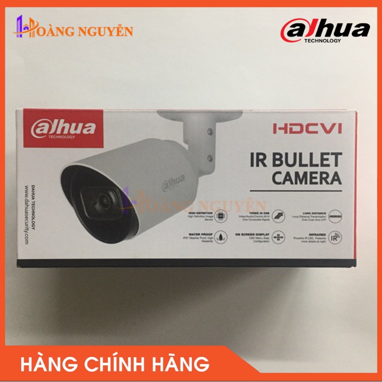 [NHÀ PHÂN PHỐI] Camera Dahua DH-HAC-HFW1200TP-S4 2.0M Trang Bị Vỏ Kim Loại Cứng Cáp - Thân Trụ Ngoài Trời