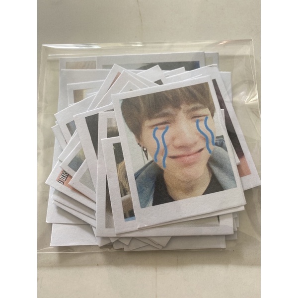 Combo 40 stickers BTS cắt sẵn mlem mlem siêu cute đáng yêu dùng trang trí sổ lưu bút nhật kí