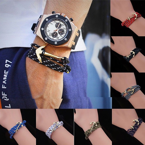 Vòng dây nhiều tầng đeo tay thời trang dành cho nam