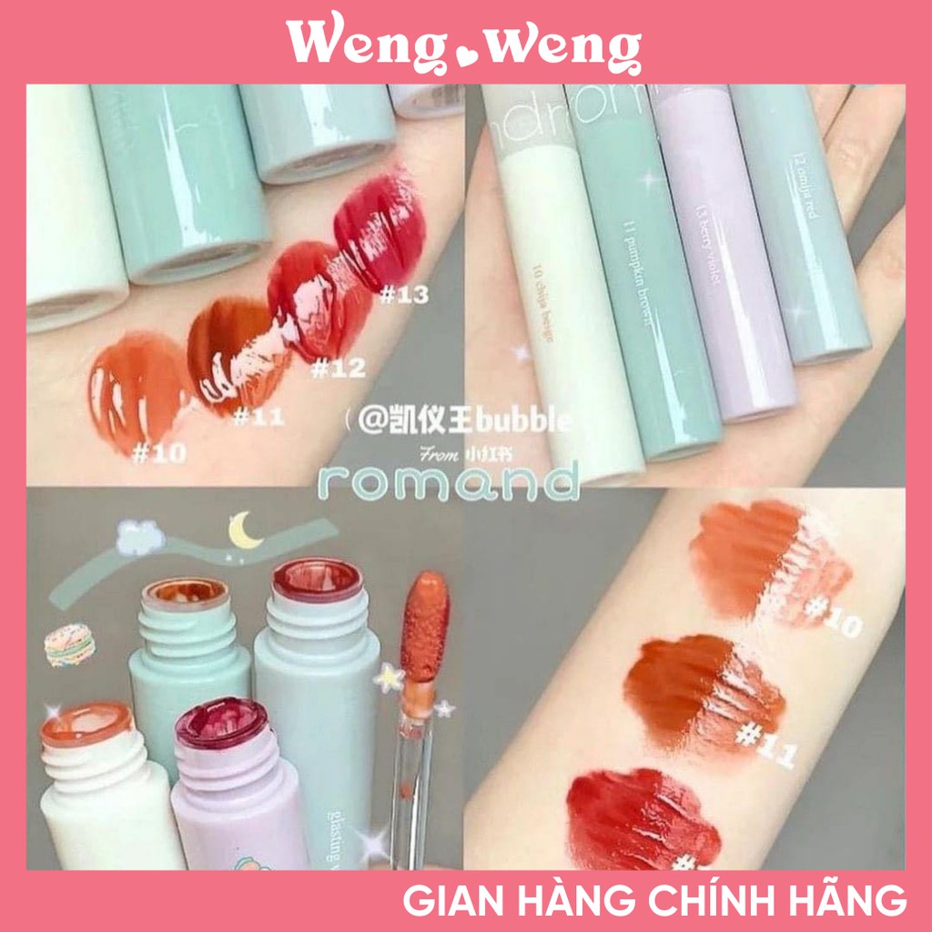 Son bóng ROMAND Glasting Water Tint 4g [2020 Hanbok Project]