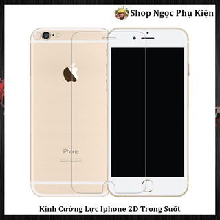 Kính Cường Lực Iphone 2D Trong Suốt