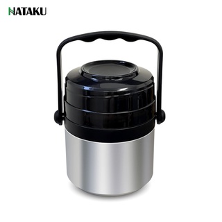 Hộp đựng cơm giữ nhiệt Hộp Đựng Cơm Inox 304 1500ml chống tràn hai lớp Giữ ấm hơn 10 giờ