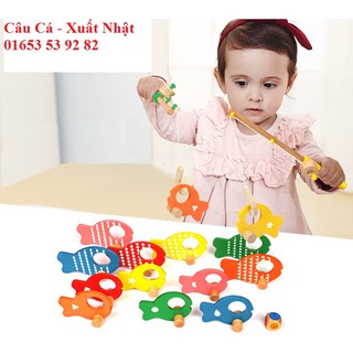 Bộ câu cá gỗ xuất Nhật
