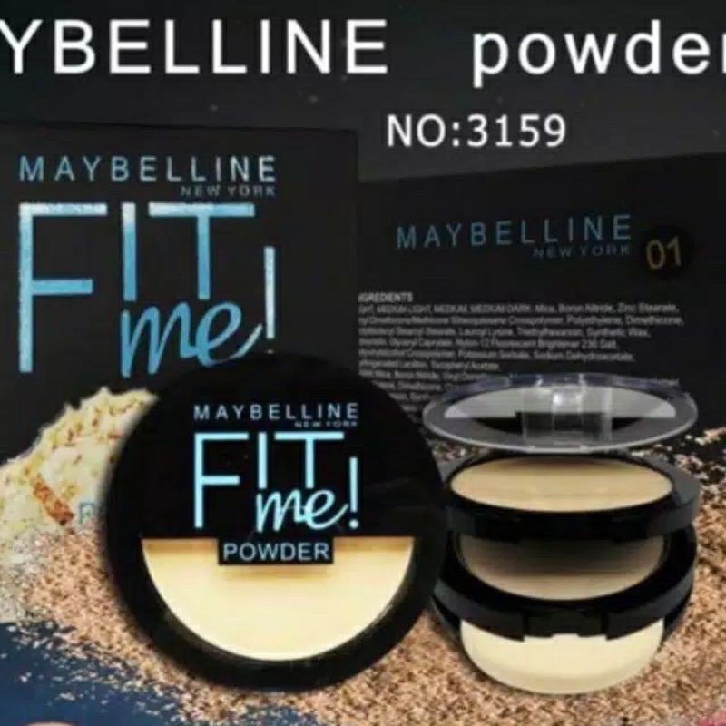 (Hàng Mới Về) Phấn Phủ Maybelline Fit Me 2 Trong 1