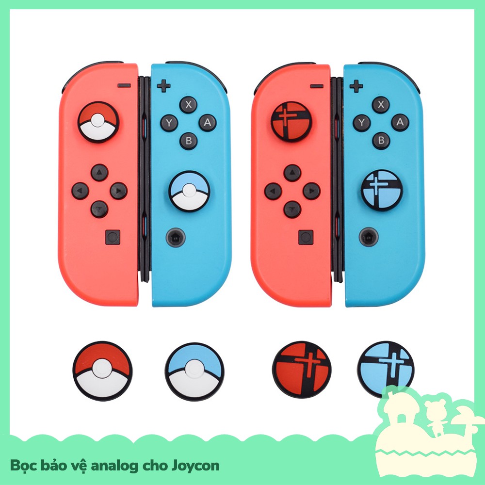 Phụ Kiện Bọc Gel Silica Bảo Vệ Cần Xoay Analog Joycon Cho Nintendo Switch, Nintendo Switch Lite | BigBuy360 - bigbuy360.vn