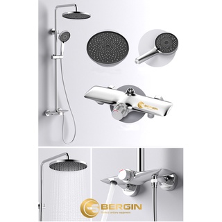 Sen cây tắm đứng bằng đồng cao cấp bergin bg-sc638tb