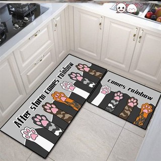 [size bự 50cm] Thảm Bếp Đôi 3D Cao Cấp Chống Trơn Trượt ( Bộ 2 thảm 50*80cm & 50*120cm)