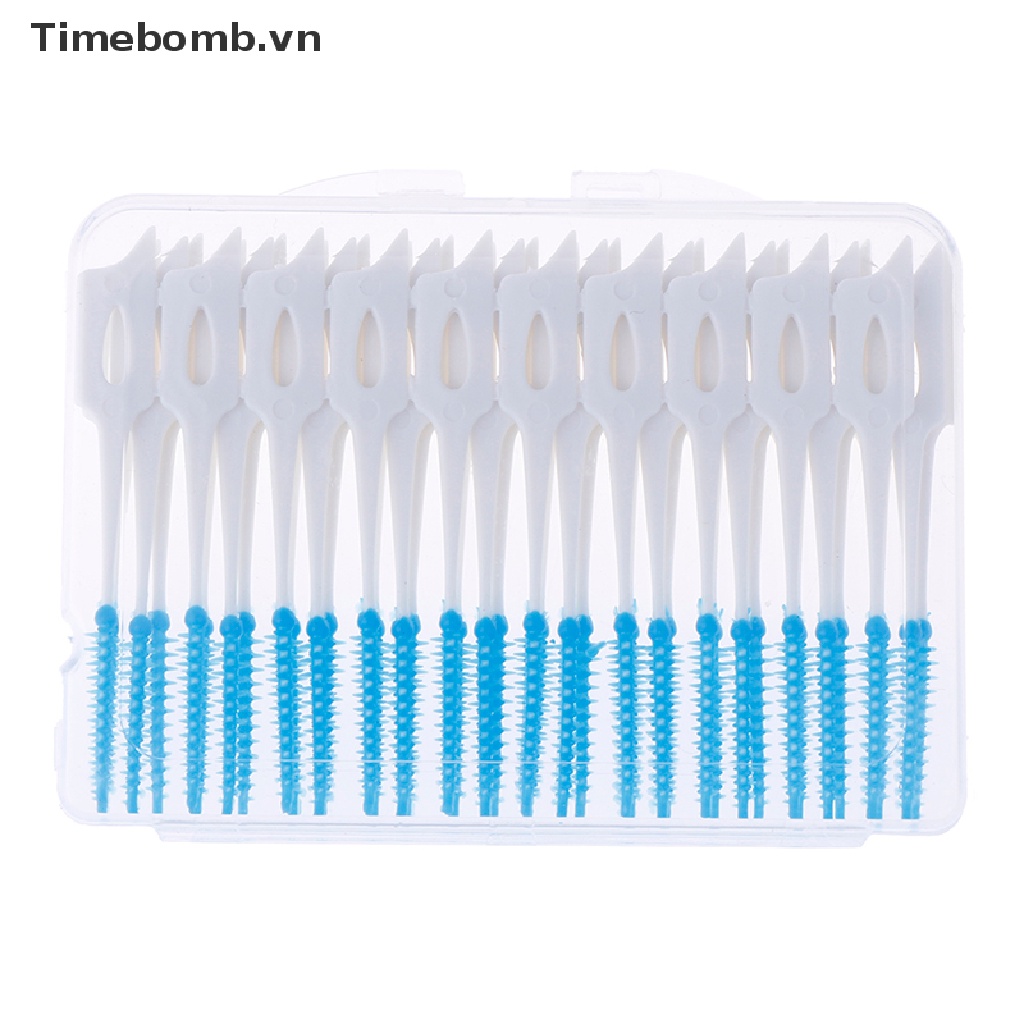 Hộp 40 Tăm Xỉa Răng Chăm Sóc Răng Miệng 0.7mm