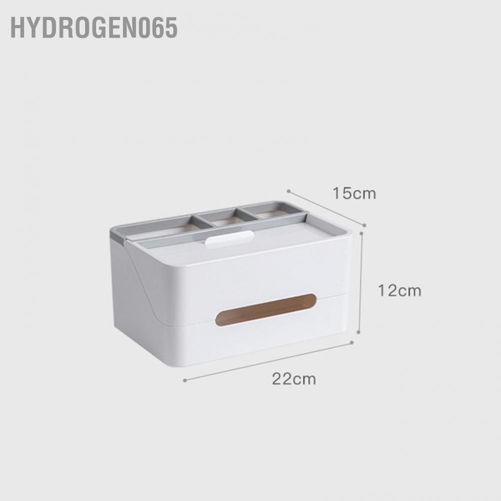 Hàng giao ngay Tabletop Tissue Box Household Holder Multipurpose Container for Living Room