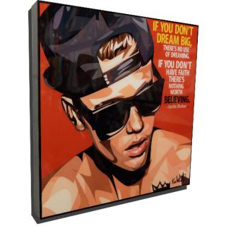 Tranh canvas Music [Justin Bieber]