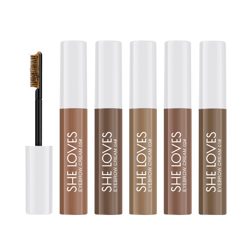 Mascara lông mày SHE LOVES  chống nước không lem bền màu Nature Naked Feeling Eyebrow Cream Sheloves SHEL13 | BigBuy360 - bigbuy360.vn