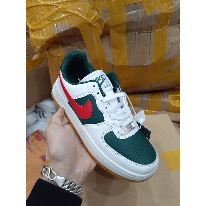 Giày 𝗔𝗙𝟭 𝗡𝗜𝗞𝗘_trắng xanh Nam Nữ, Giày af1, 𝗡𝗜𝗞𝗘_Air Force 1 GC, af1 trắng xanh Full Box Bill