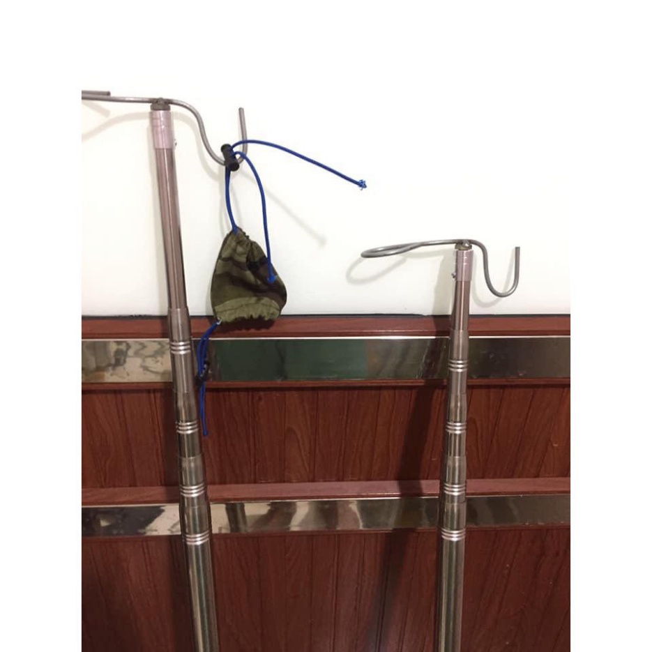 Sào bẫy Chim, Sào rút Inox đa năng 3m 5m 6m 7m  - siêu giảm giá