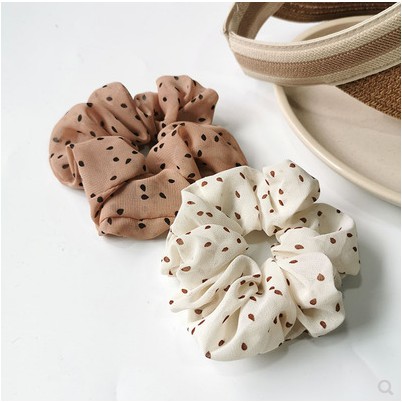 [Mã 151FASHIONSALE1 giảm 10K đơn 50K]Dây Cột tóc,Dây buộc tóc, Scrunchies Chấm Bi Siêu Đẹp