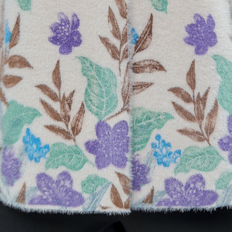 Mẹ quần áo mùa xuân và mùa thu áo khoác nhung lông chồn 40 tuổi 50 phụ nữ trung niên áo ngắn 2021 mới | BigBuy360 - bigbuy360.vn