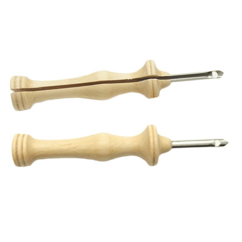 SUP Knitting Embroidery Punch Threader Needle Pen Side Slit Sewing Accessories DIY