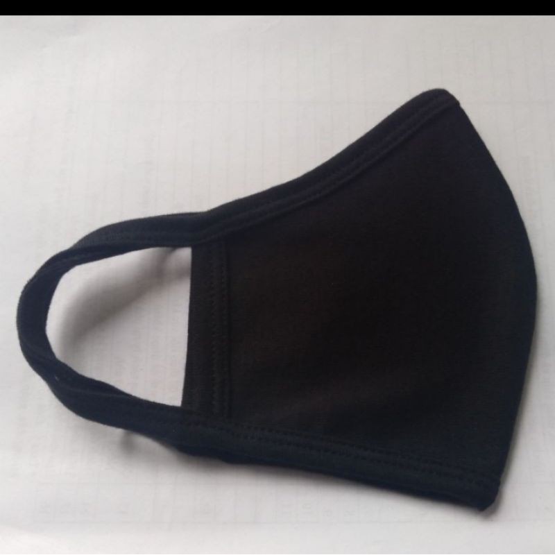 Khẩu trang vải 2 lớp 100% cotton. Tái sử dụng nhiều lần ( Màu đen, trắng, xám, xám đen, đỏ) | BigBuy360 - bigbuy360.vn