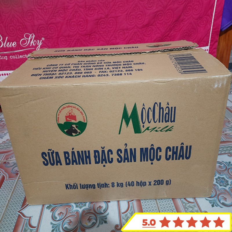 Sữa Bánh Đặc Sản Mộc Châu (hàng chuẩn công ty - Date mới nhất)