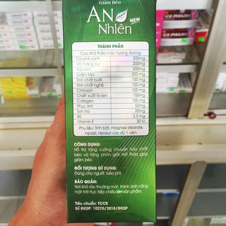 Giảm cân an nhiên 40 viên