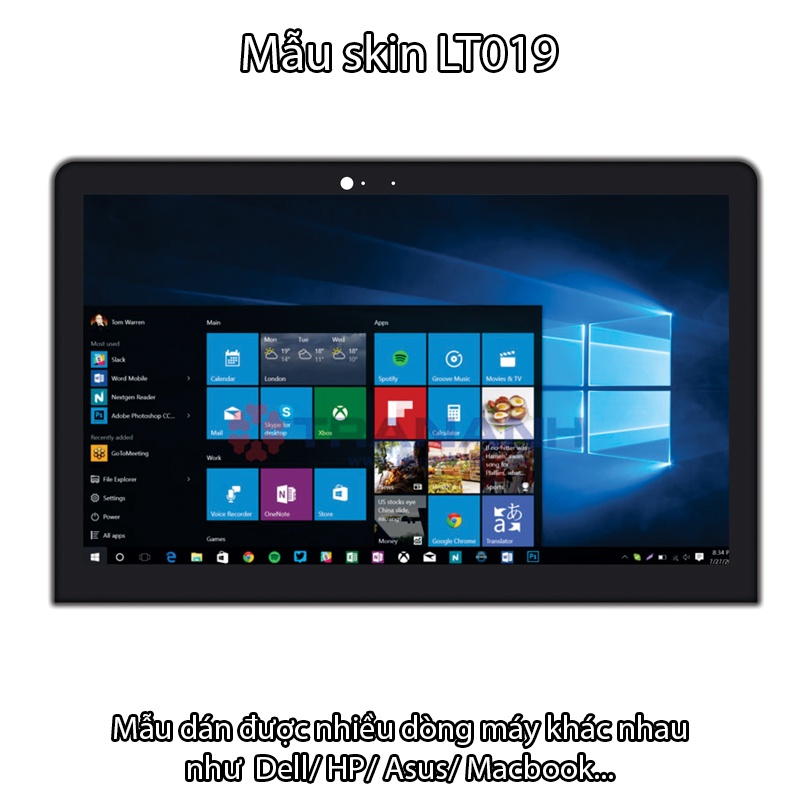 Miếng Dán Laptop - Mẫu LT019 cậu bé cute - Dán cho Dell, Hp, Asus, Lenovo, Acer, MSI, Surface,Vaio, Macbook