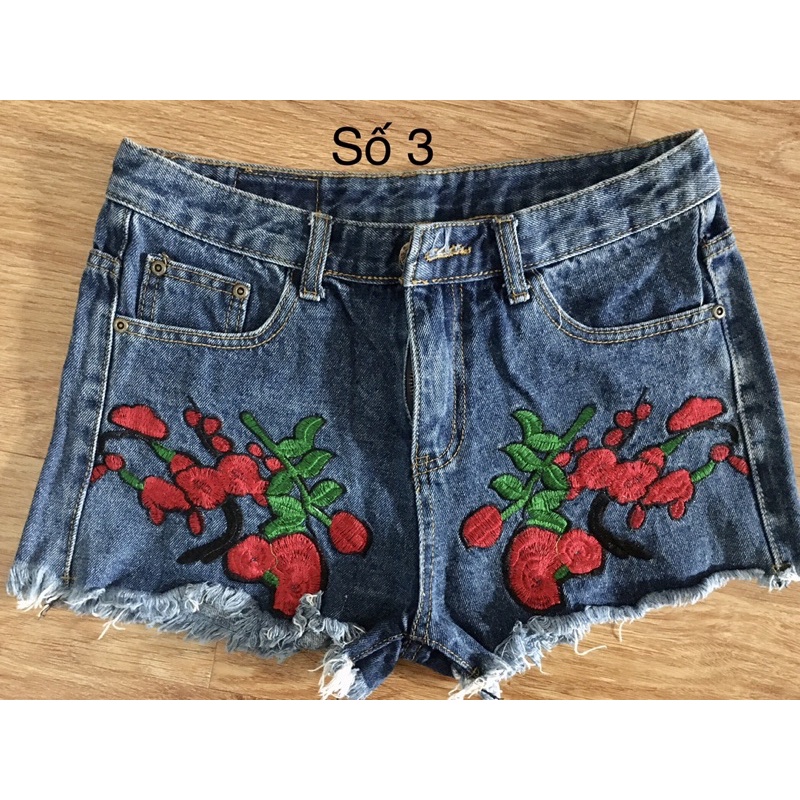 Quần short jean