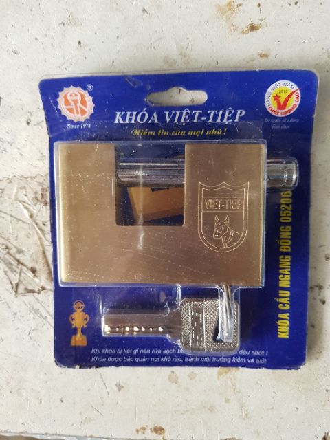 Khóa cầu ngang đồng việt tiệp (các cỡ)