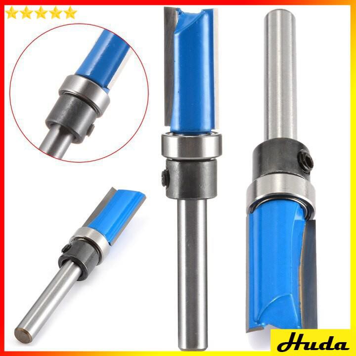 Mũi phay gỗ thẳng bi ngược 1/4*12mm  -  đồ làm mộc