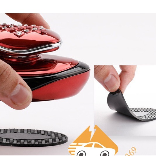 Nước Hoa Ô Tô Giảm Stress Cao Cấp Đính Đá Car Perfume Mùi Thơm Nhẹ Nhàng - Nước Hoa Trang Trí Xe Hơi - Nắp lồi