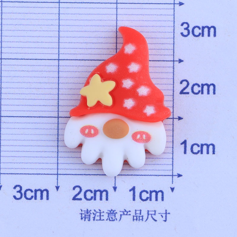 Set 10 Miếng Dán Trang Trí Giáng Sinh Bằng Nhựa Resin Cho Điện Thoại