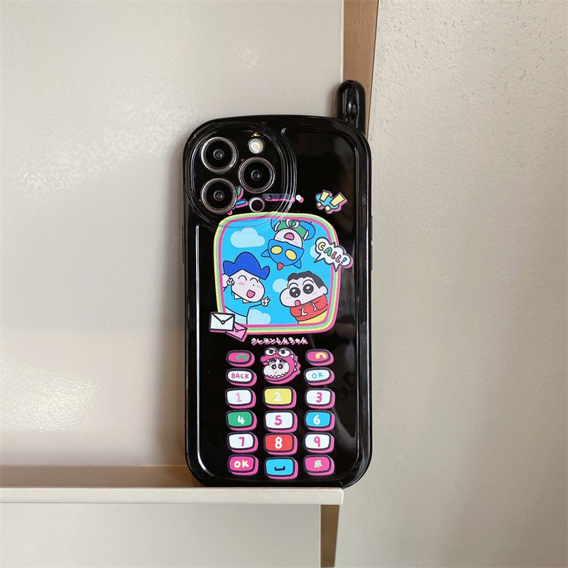 Ốp lưng Iphone hình điện thoại Trắng Đen Shin dành cho Iphone 77plus88plusxxrxs11121314propromax