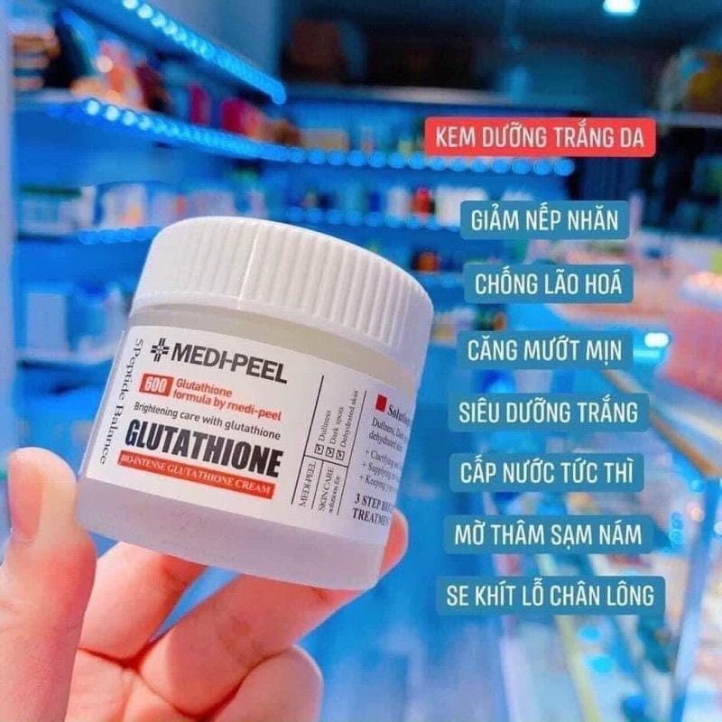 Kem dưỡng trắng ban đêm Medipeel Glutathione600