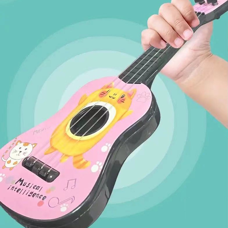 Đồ chơi đàn ukulele SEA SUN TOYS in họa tiết hoạt hình dành cho bé
