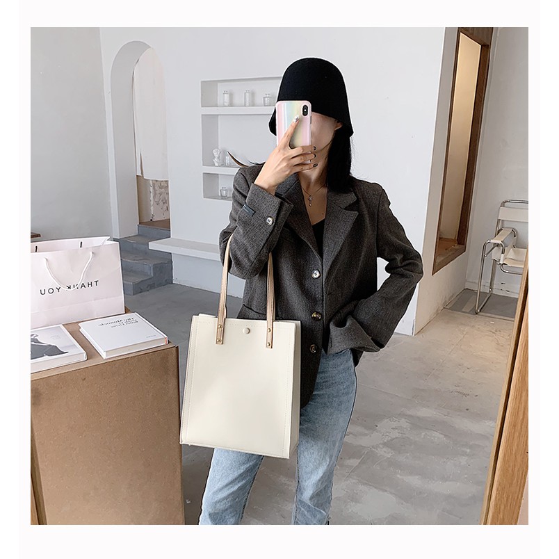 Túi đeo vai kiểu công sở đựng vừa giấy a4 và laptop dài 33 cao 28