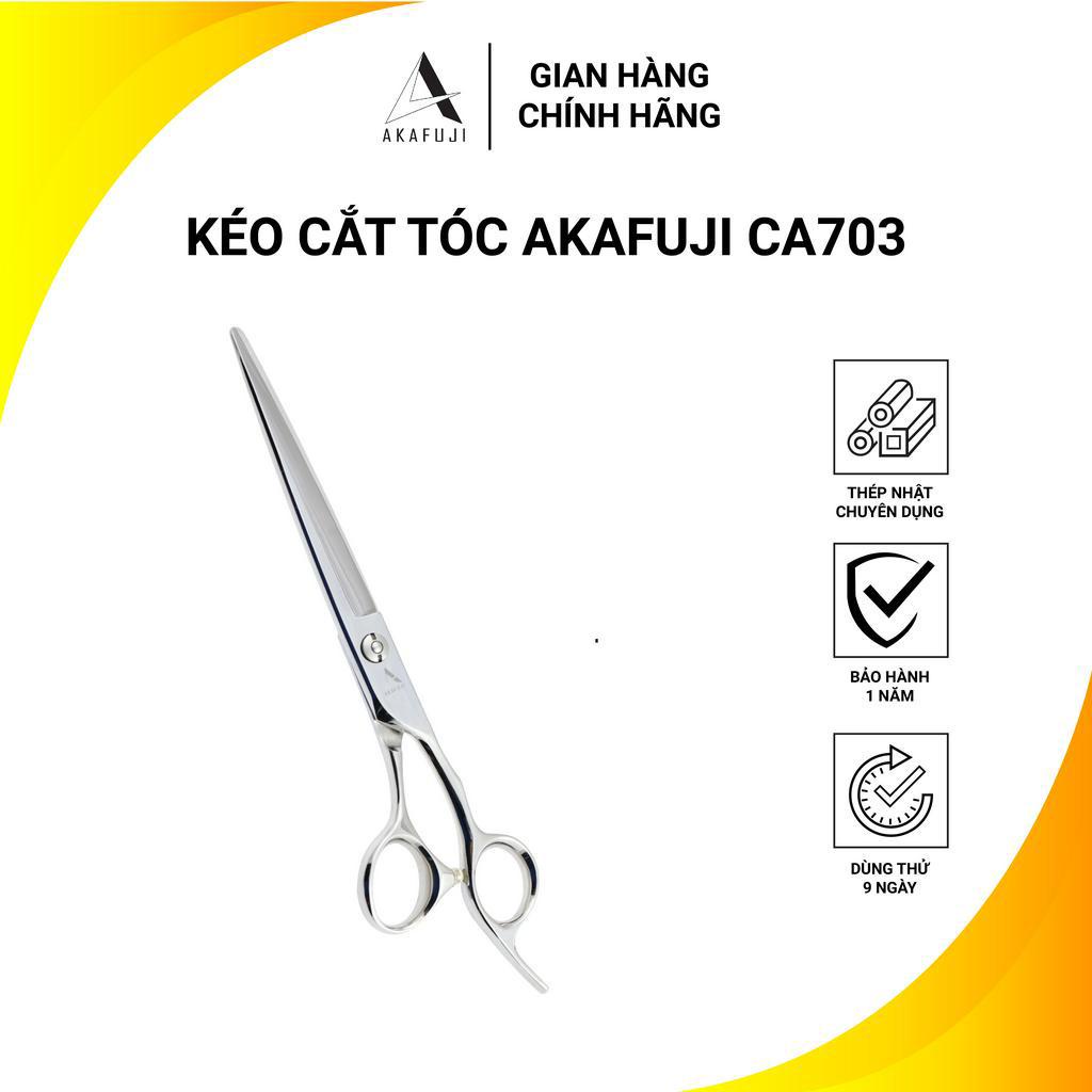 Kéo Cắt Tóc AKAFUJI CA 703 SIZE 7.0 inches Thép Nhật Cao Cấp  Bảo Hành 12 Tháng