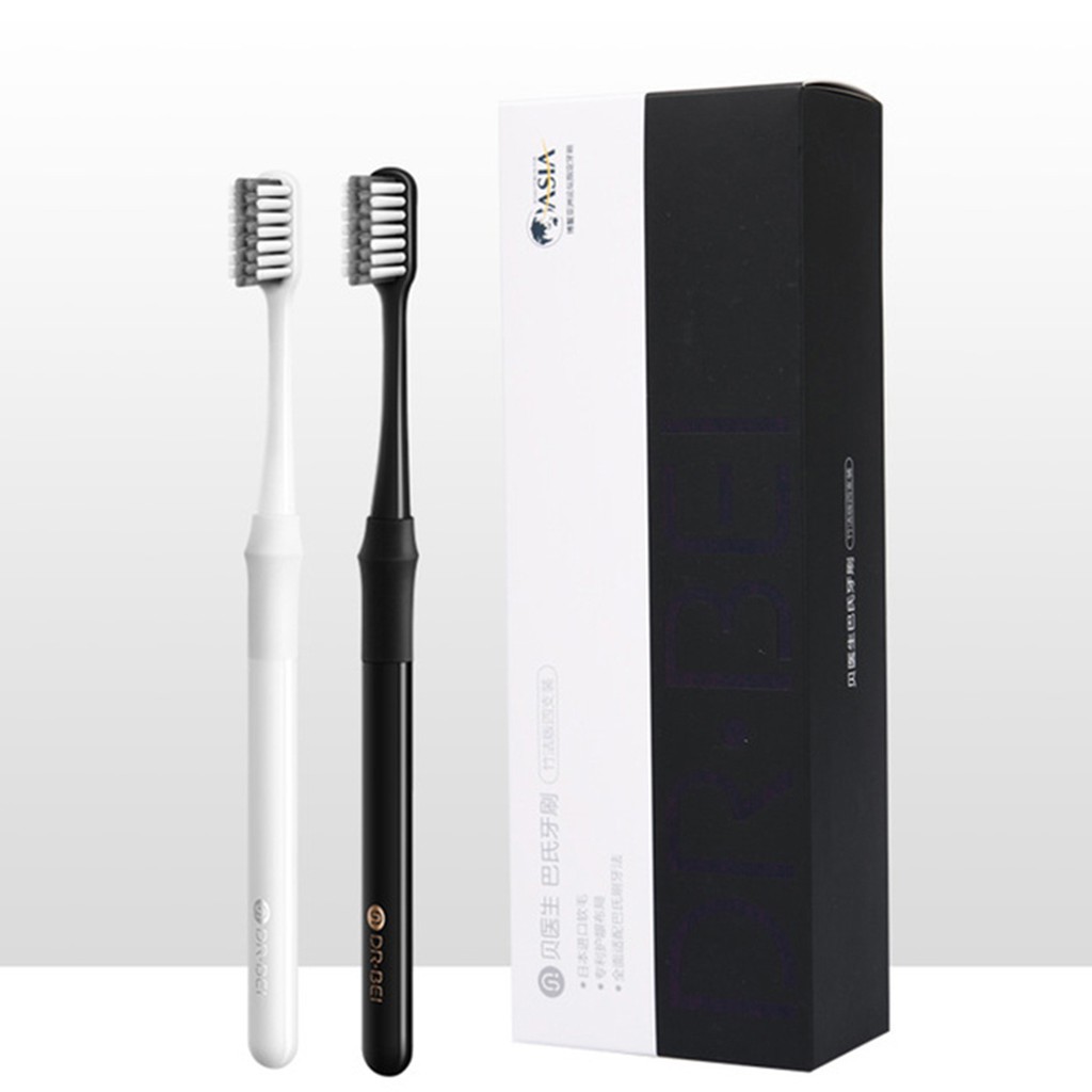 Xiaomi Youpin Bàn chải đánh răng Dr.Bei bằng tre làm sạch sâu có hộp đựng mang theo khi đi du lịch
