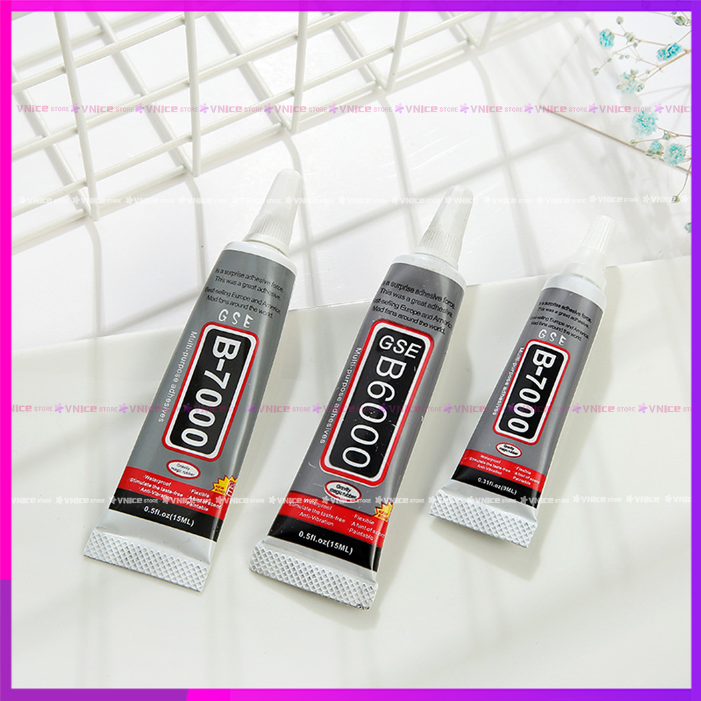 Keo dán trong suốt B7000 T8000 E8000 dùng để sửa chữa điện thoại 3ml/9ml
