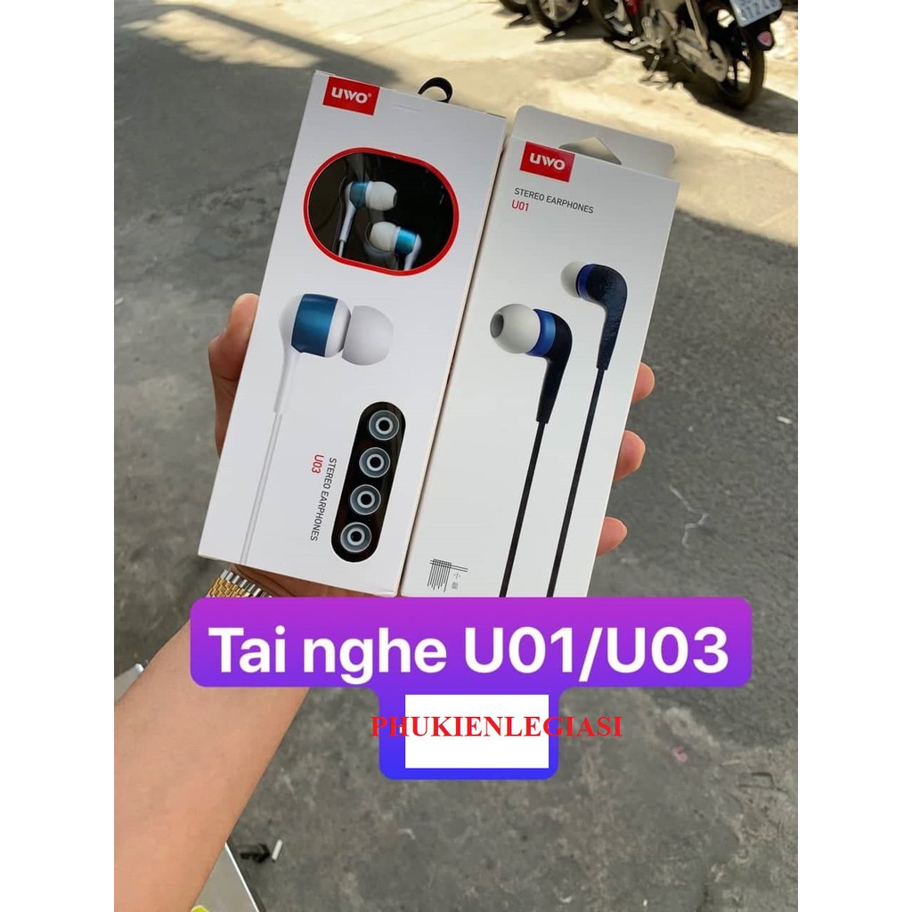 [Mã ELORDER5 giảm 10K đơn 20K] Tai nghe Lecun U03 jack 3.5mm phổ thông