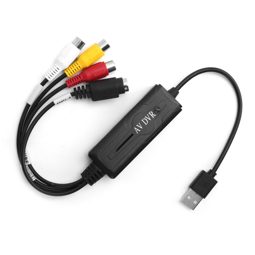 [READY STOCK] USB 2.0 Video Digital Converter Audio Acquisition Card Adapter Support for WIN10