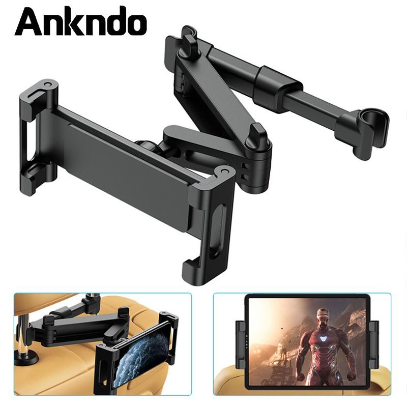 Giá đỡ điện thoại máy tính bảng Ankndo gắn ghế sau xe hơi thích hợp cho iPhone Samsung iPad Mini 4-11 Inch