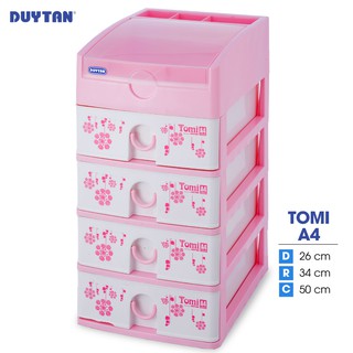 Tủ nhựa duy tân tomi a4 5 ngăn - 52206 - giao màu ngẫu nhiên