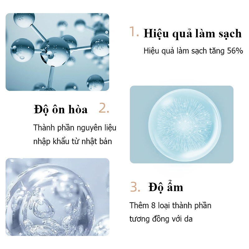 Sữa rửa mặt lành mụn Sữa rửa mặt trắng da Gel rửa mặt 100g kiểm soát dầu mụn tẩy tế bào chết làm trắng dưỡng ẩm Làm sạch sâu Sữa rửa mặt bùn biển sâu chăm sóc da