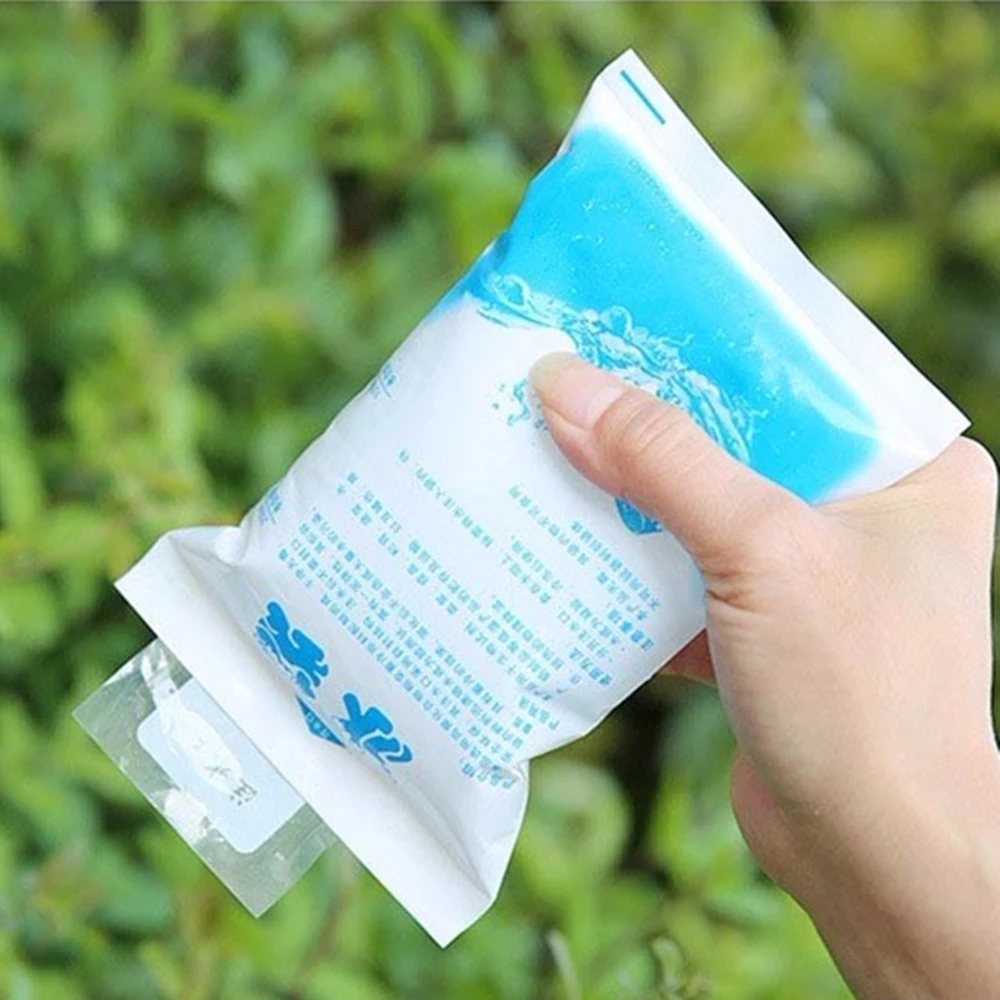Bộ 10 Túi Đựng Đá Y Tế Bằng Nhựa Trong Suốt Có Thể Tái Sử Dụng