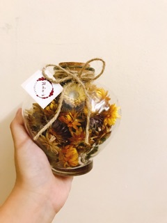 Bình thuỷ tinh hoa bất tử 330ml