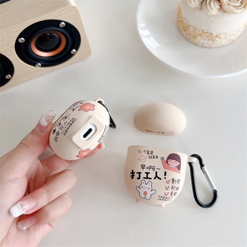 Vỏ Bảo Vệ Hộp Sạc Tai Nghe Redmi Buds 4 TWS Redmi Buds 4 Chống Rơi Họa Tiết Trái Đào / Phi Hành Gia / Gấu