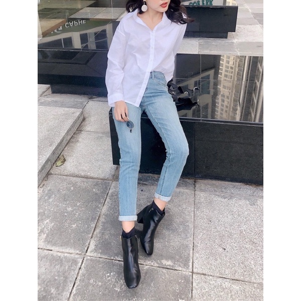 [ẢNH THẬT 100% ]Quần Momjeans Lưng Cao VNXK XUẤT XỊN