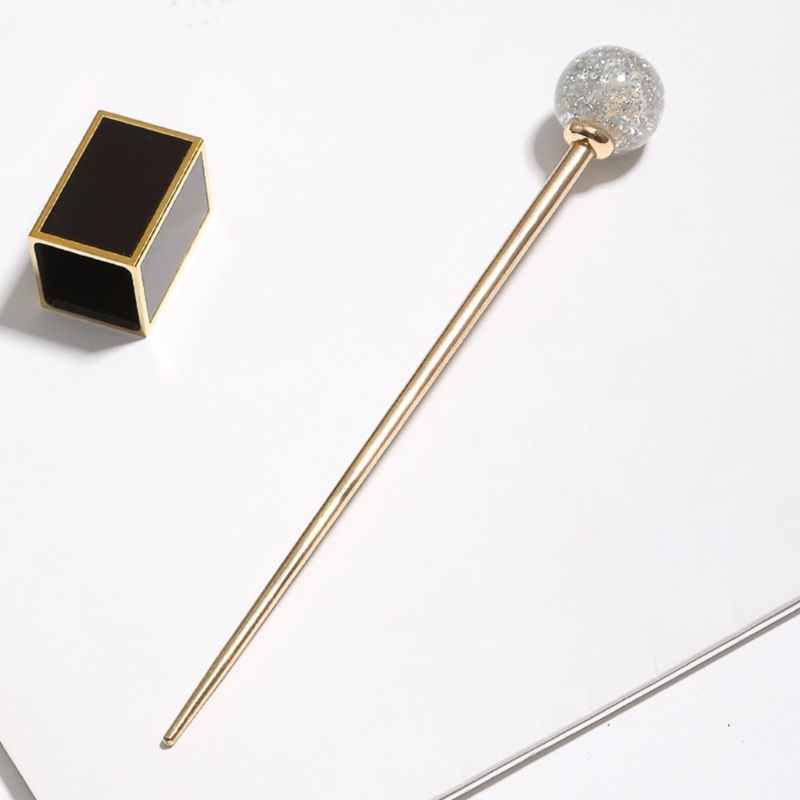 Trâm Cài Tóc Hình Kẹo Mút Bằng Lá Kim Loại Sáng Bóng Phong Cách Nhật Bản