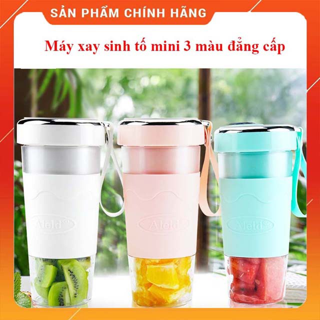 Máy xay sinh tố mini cầm tay đa năng chính hãng 2 lưỡi dao 0801 (50W - 420ml)