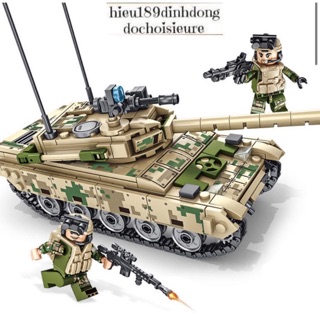 Lắp ráp xếp hình 105514 : Xe tank